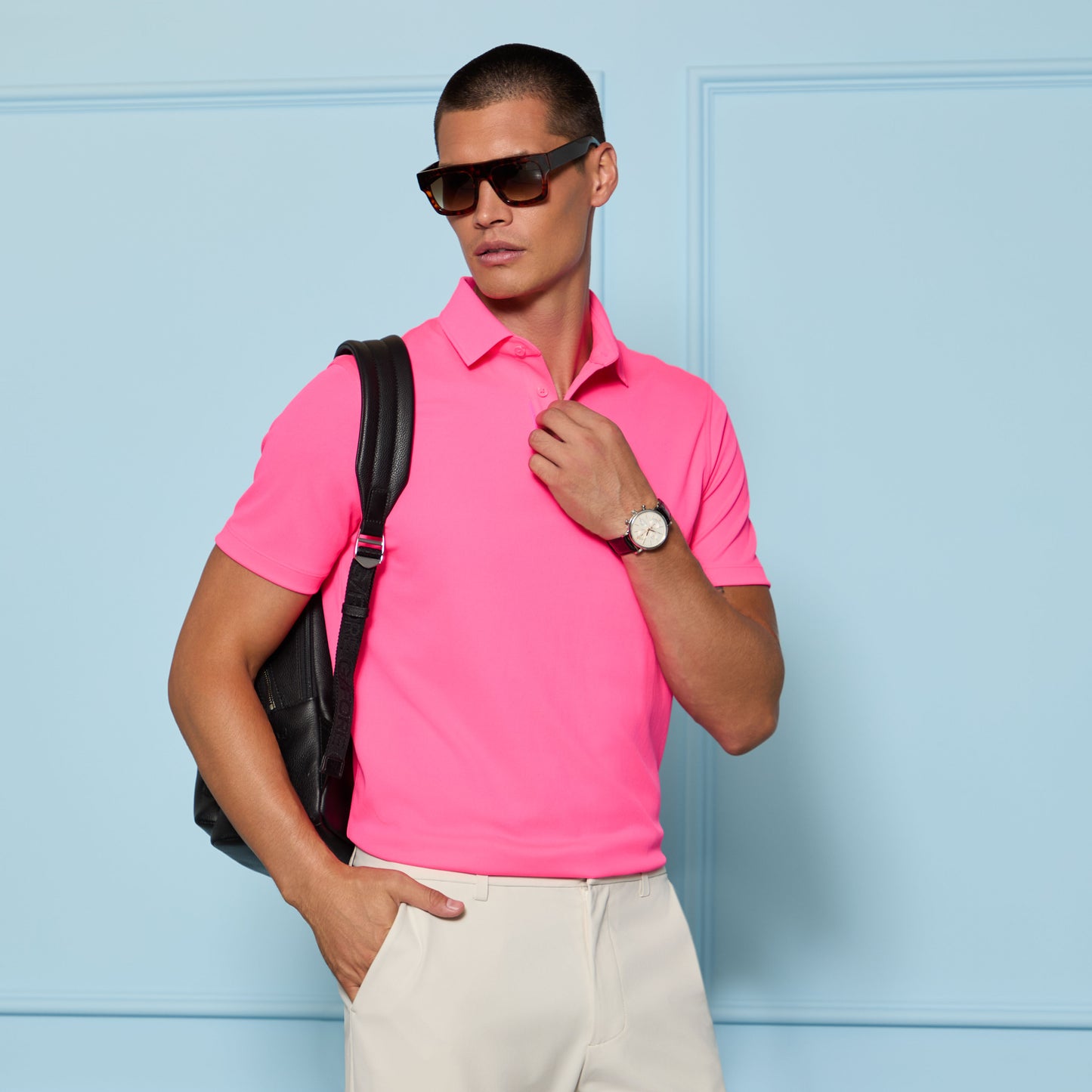 G/FORE ESSENTIAL PERFORMANCE PIQUÉ POLO