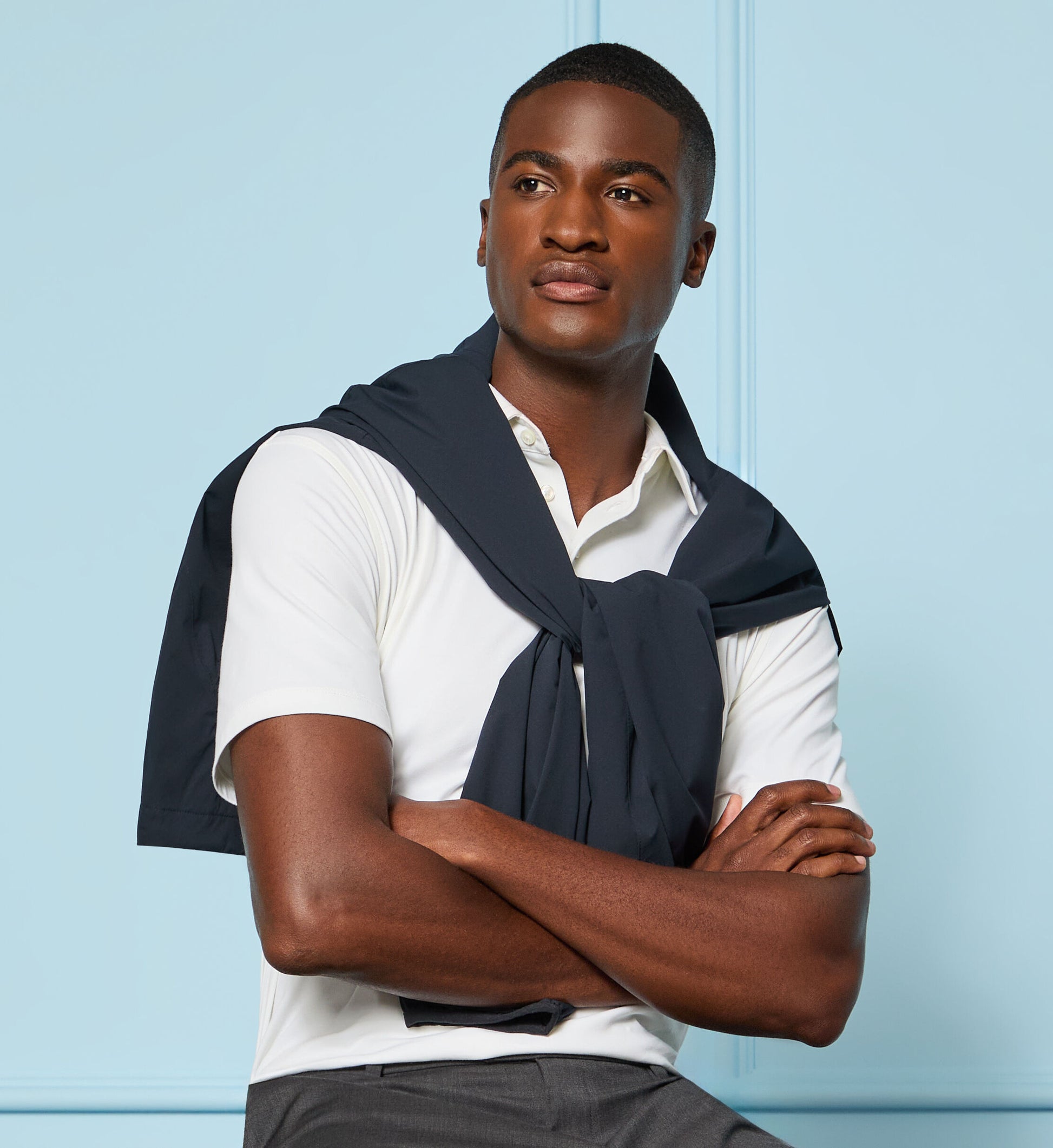 G/FORE LUXE COTTON BLEND POLO
