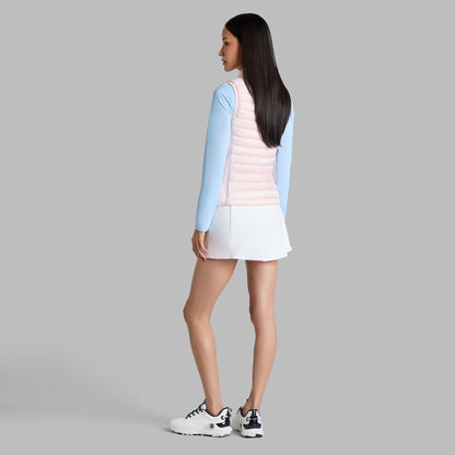 G/FORE V-DOWN QUILTED STRETCH TECH INTERLOCK VEST
